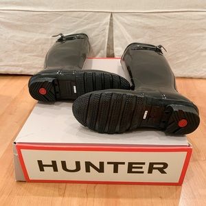 Tall Glossy Hunter Rain Boots